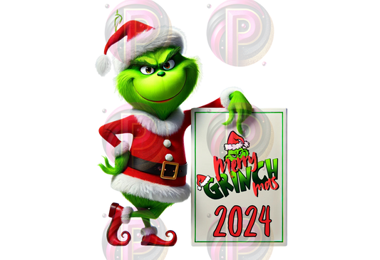 Grinch and Sign 2024