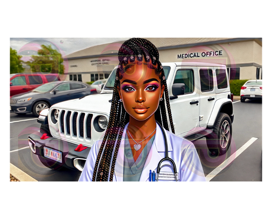 Nurse Practitioner and her Jeep 1