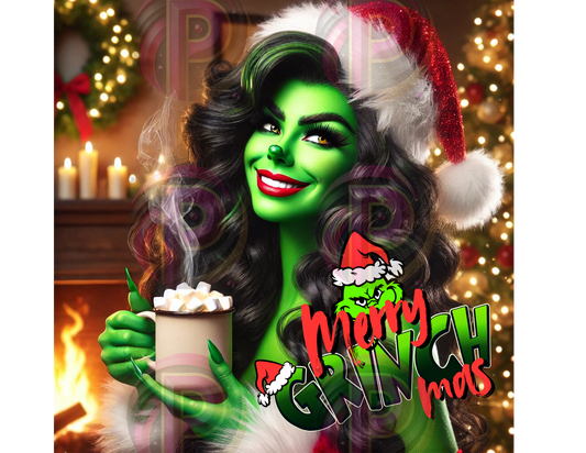 Mrs Grinch and coffee